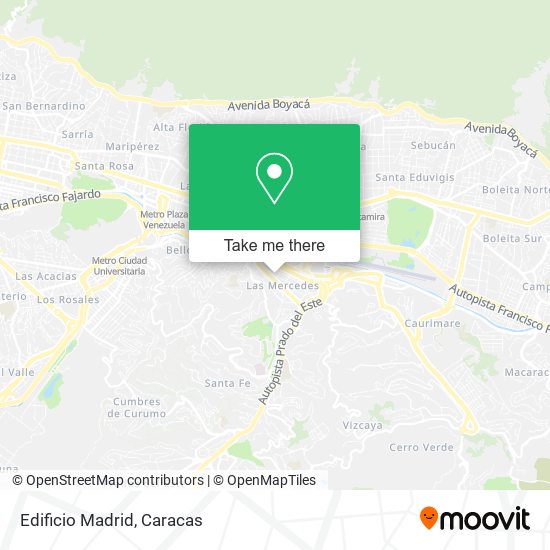 Edificio Madrid map