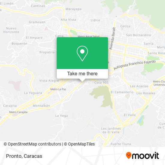 Pronto map