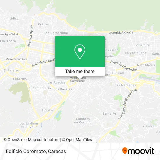 Mapa de Edificio Coromoto