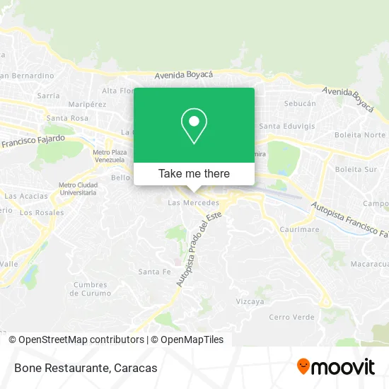 Bone Restaurante map