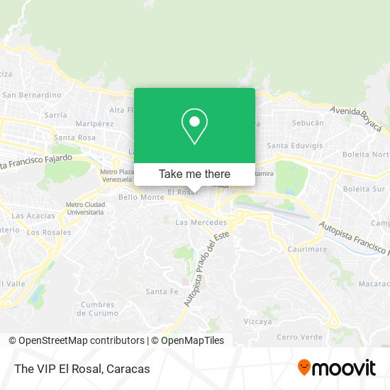 The VIP El Rosal map