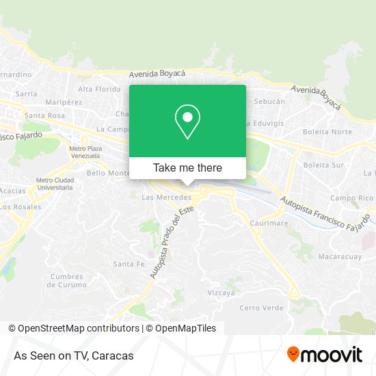 As Seen on TV map