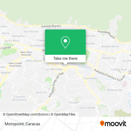 Motopoint map