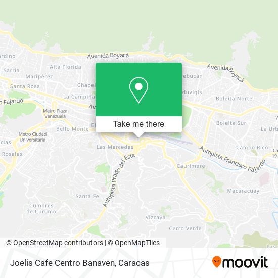Joelis Cafe Centro Banaven map