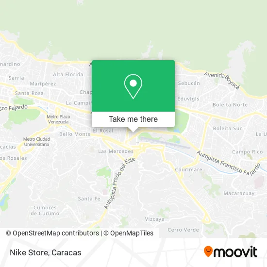 Nike Store map