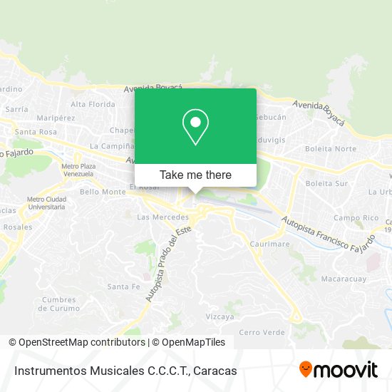 Mapa de Instrumentos Musicales C.C.C.T.
