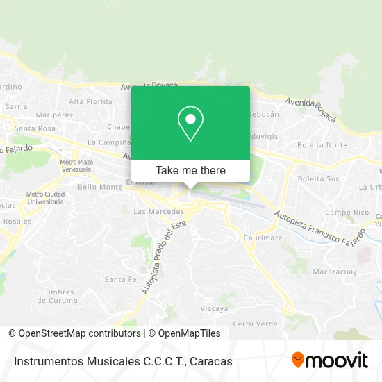 Instrumentos Musicales C.C.C.T. map