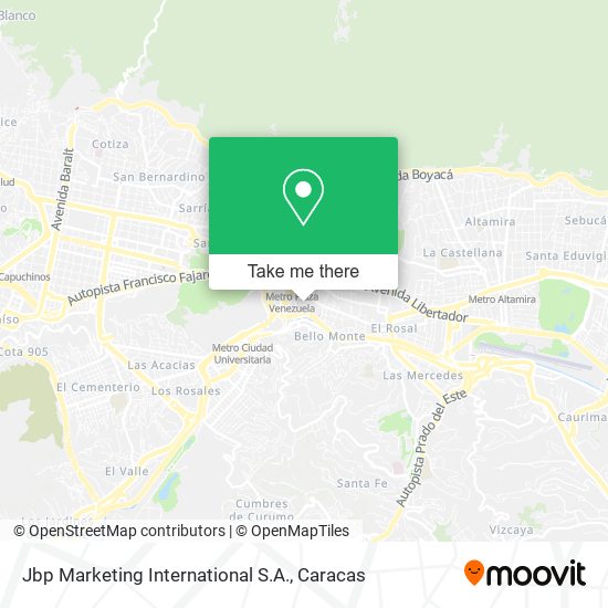Jbp Marketing International S.A. map