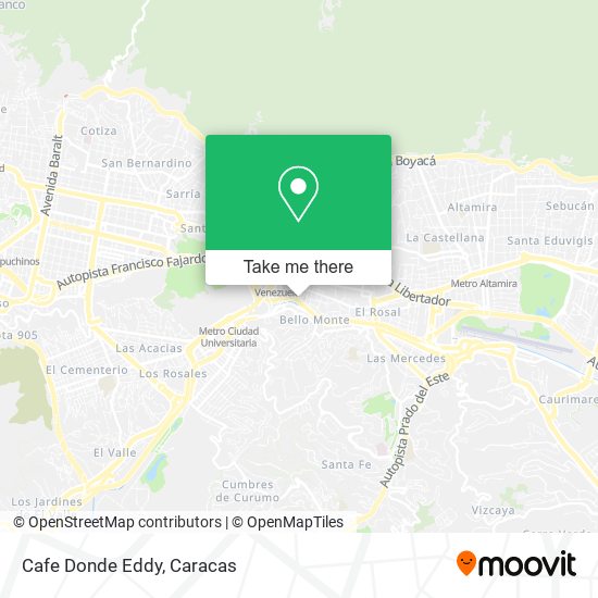 Cafe Donde Eddy map