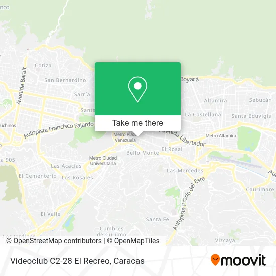 Videoclub C2-28 El Recreo map
