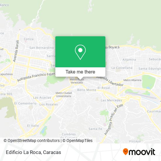 Edificio La Roca map