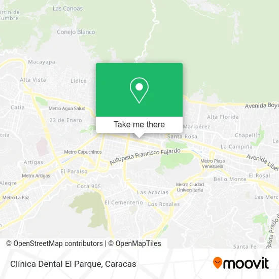 Clínica Dental El Parque map