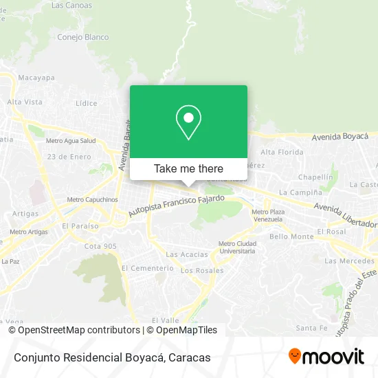 Conjunto Residencial Boyacá map
