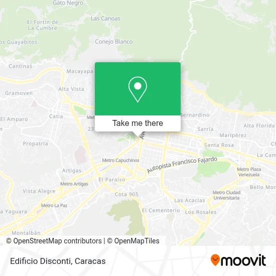 Edificio Disconti map