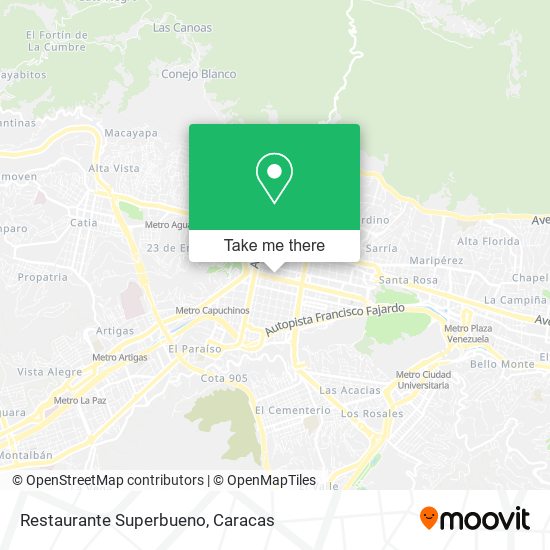 Restaurante Superbueno map