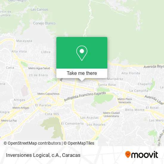 Mapa de Inversiones Logical, c.A.