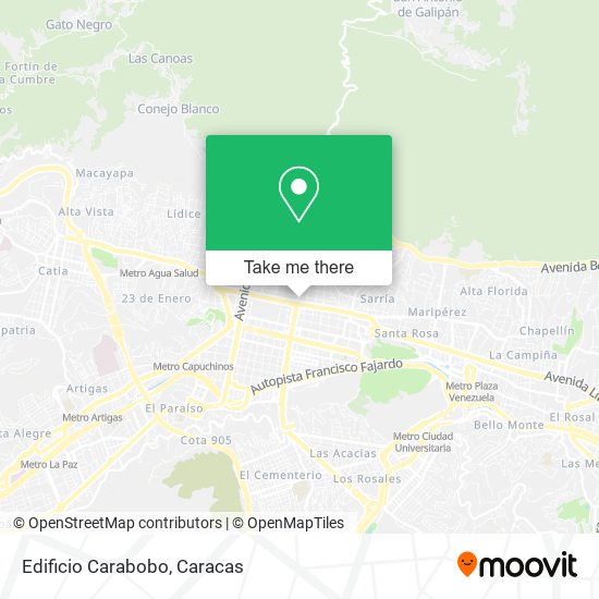 Edificio Carabobo map