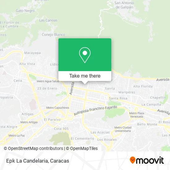 Epk La Candelaria map