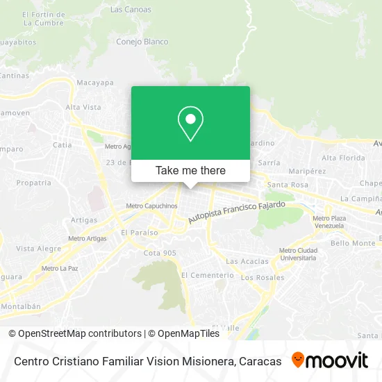 Centro Cristiano Familiar Vision Misionera map
