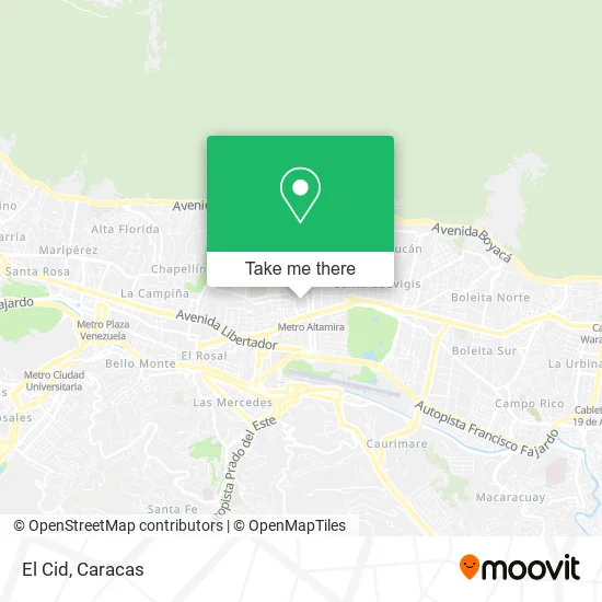 El Cid map