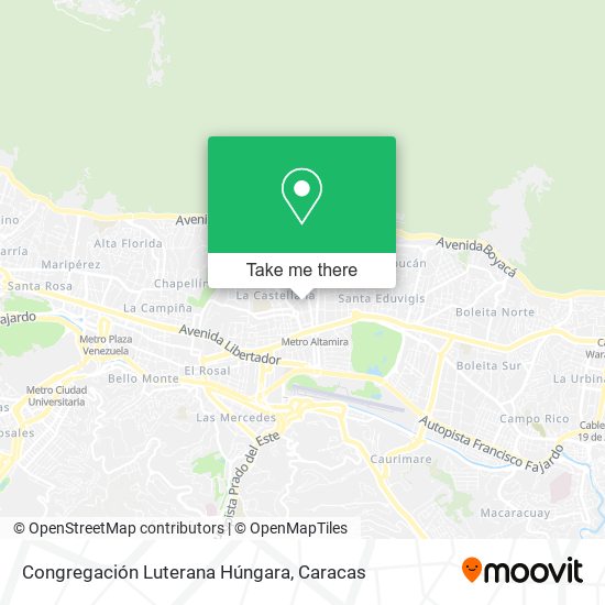 Congregación Luterana Húngara map