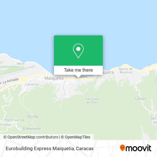 Eurobuilding Express Maiquetia map