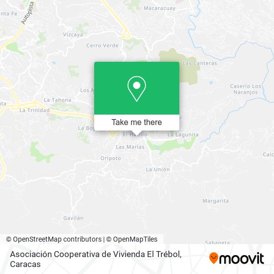 Asociación Cooperativa de Vivienda El Trébol map