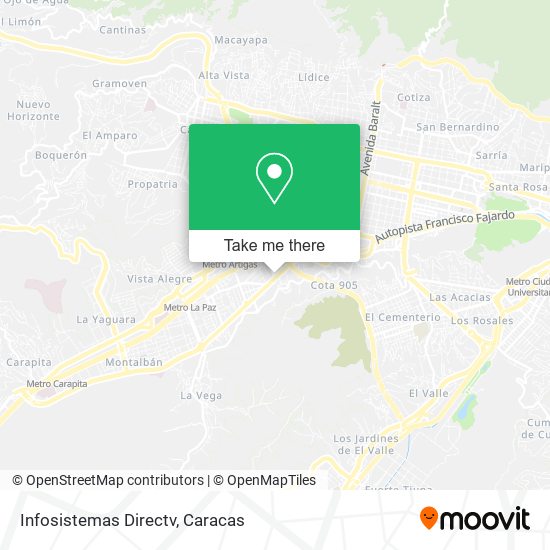 Infosistemas Directv map