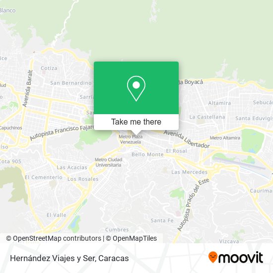 Hernández Viajes y Ser map