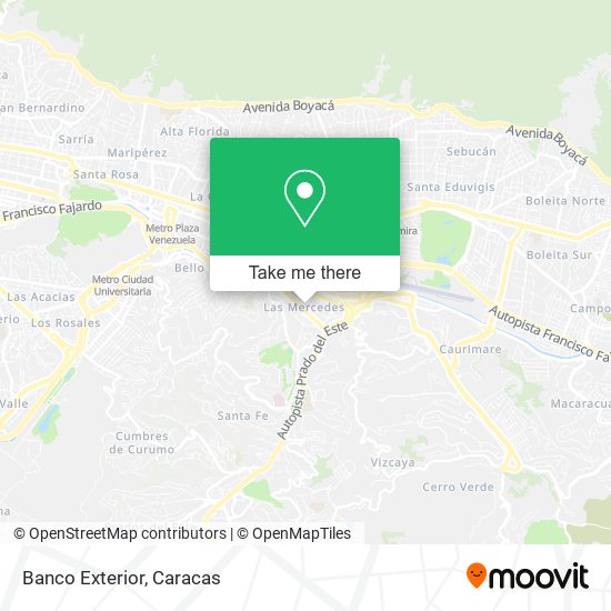 Banco Exterior map