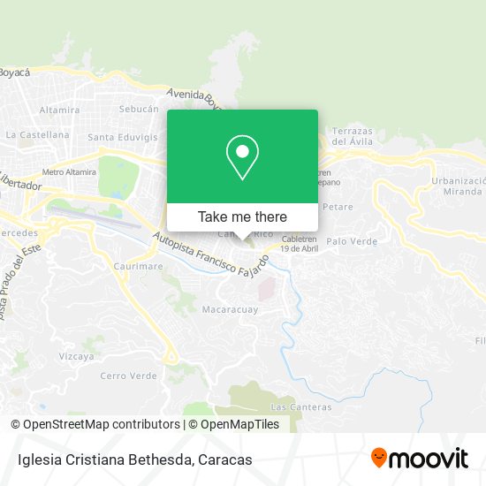Iglesia Cristiana Bethesda map