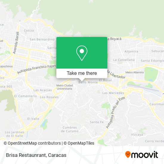 Mapa de Brisa Restaunrant