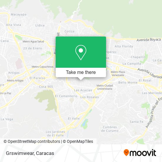 Mapa de Grswimwear