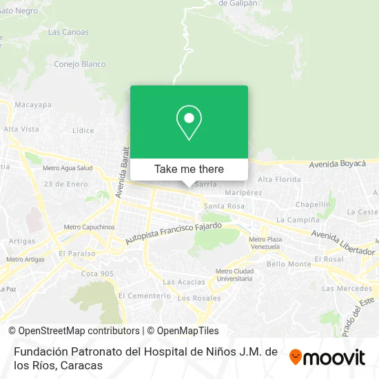 Fundación Patronato del Hospital de Niños J.M. de los Ríos map