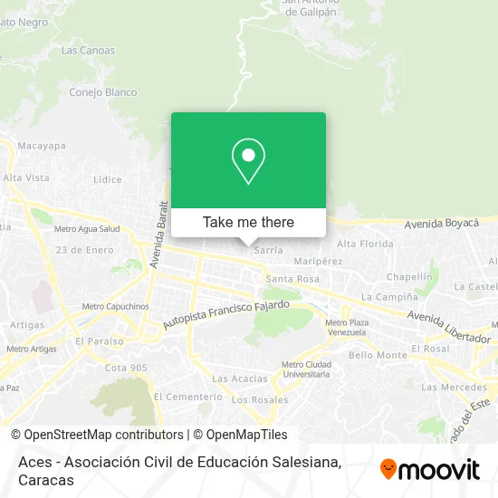 Mapa de Aces - Asociación Civil de Educación Salesiana