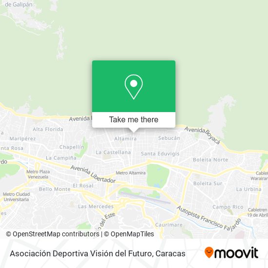 Asociación Deportiva Visión del Futuro map