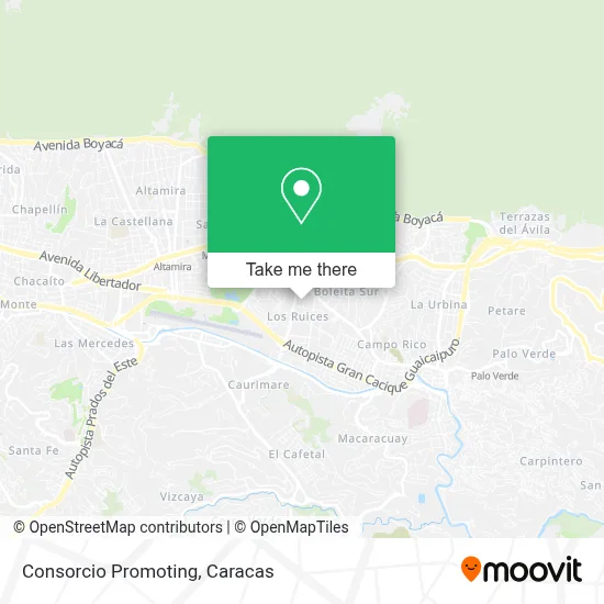 Consorcio Promoting map
