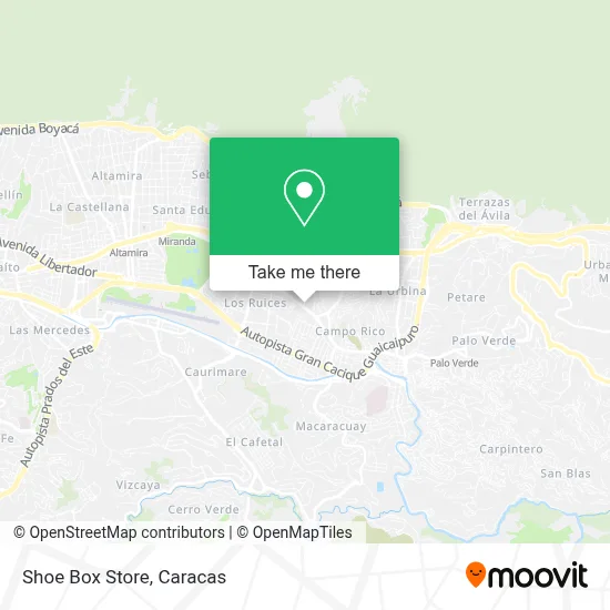 Shoe Box Store map