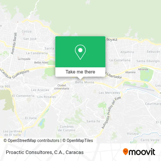Proactic Consultores, C.A. map