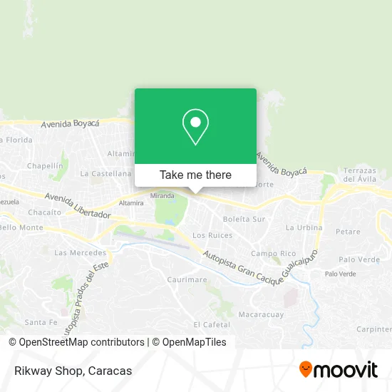 Rikway Shop map