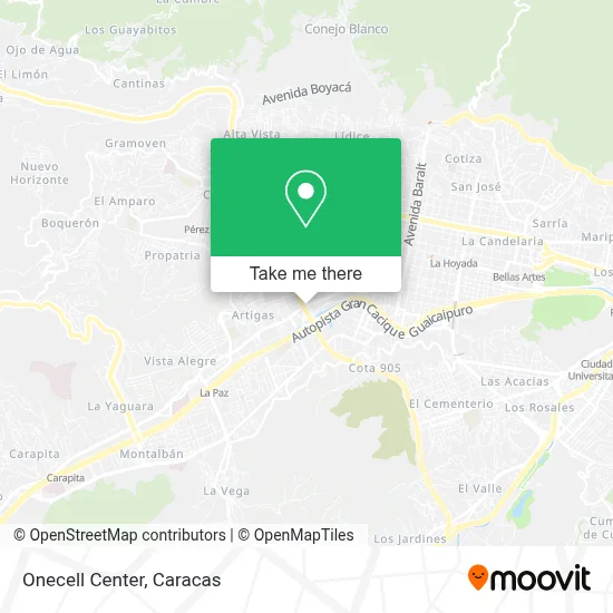 Onecell Center map