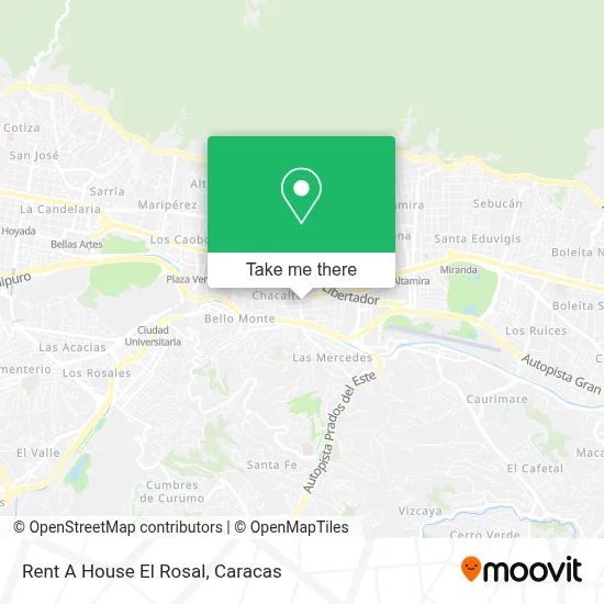 Rent A House El Rosal map