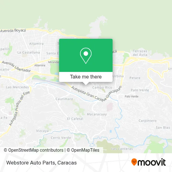 Webstore Auto Parts map