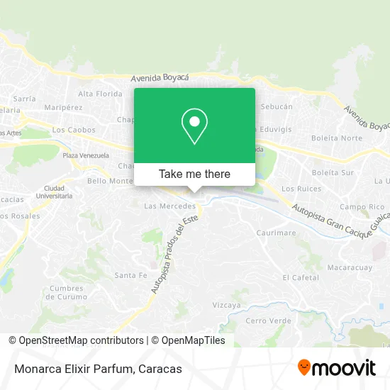 Monarca Elixir Parfum map