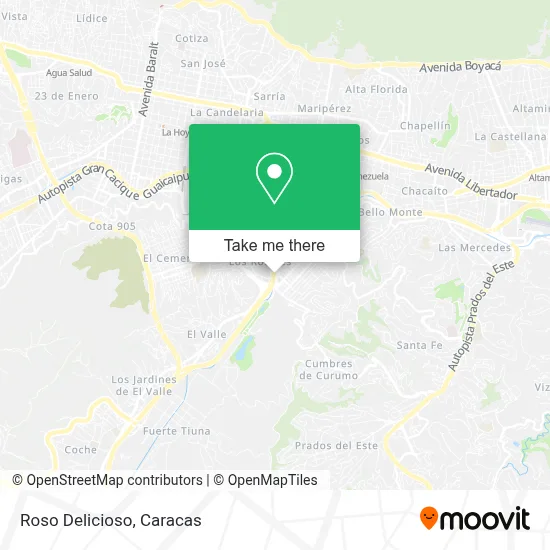 Roso Delicioso map