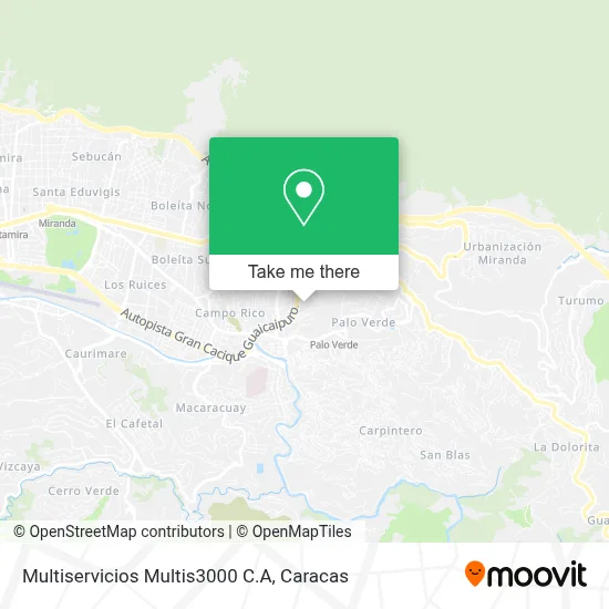 Multiservicios Multis3000 C.A map