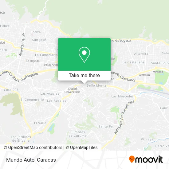 Mundo Auto map