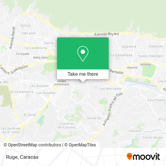 Ruge map