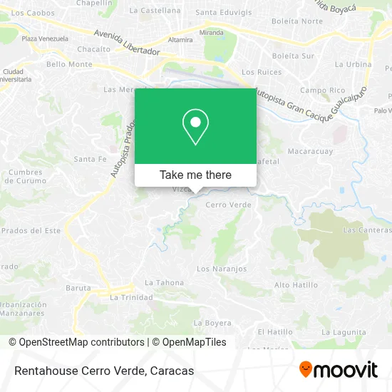 Rentahouse Cerro Verde map