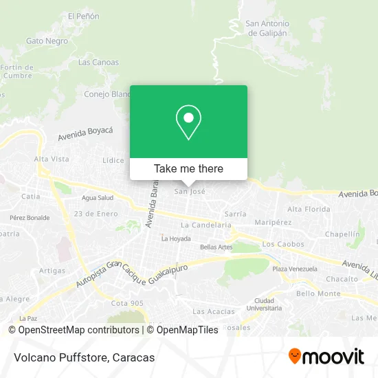 Volcano Puffstore map